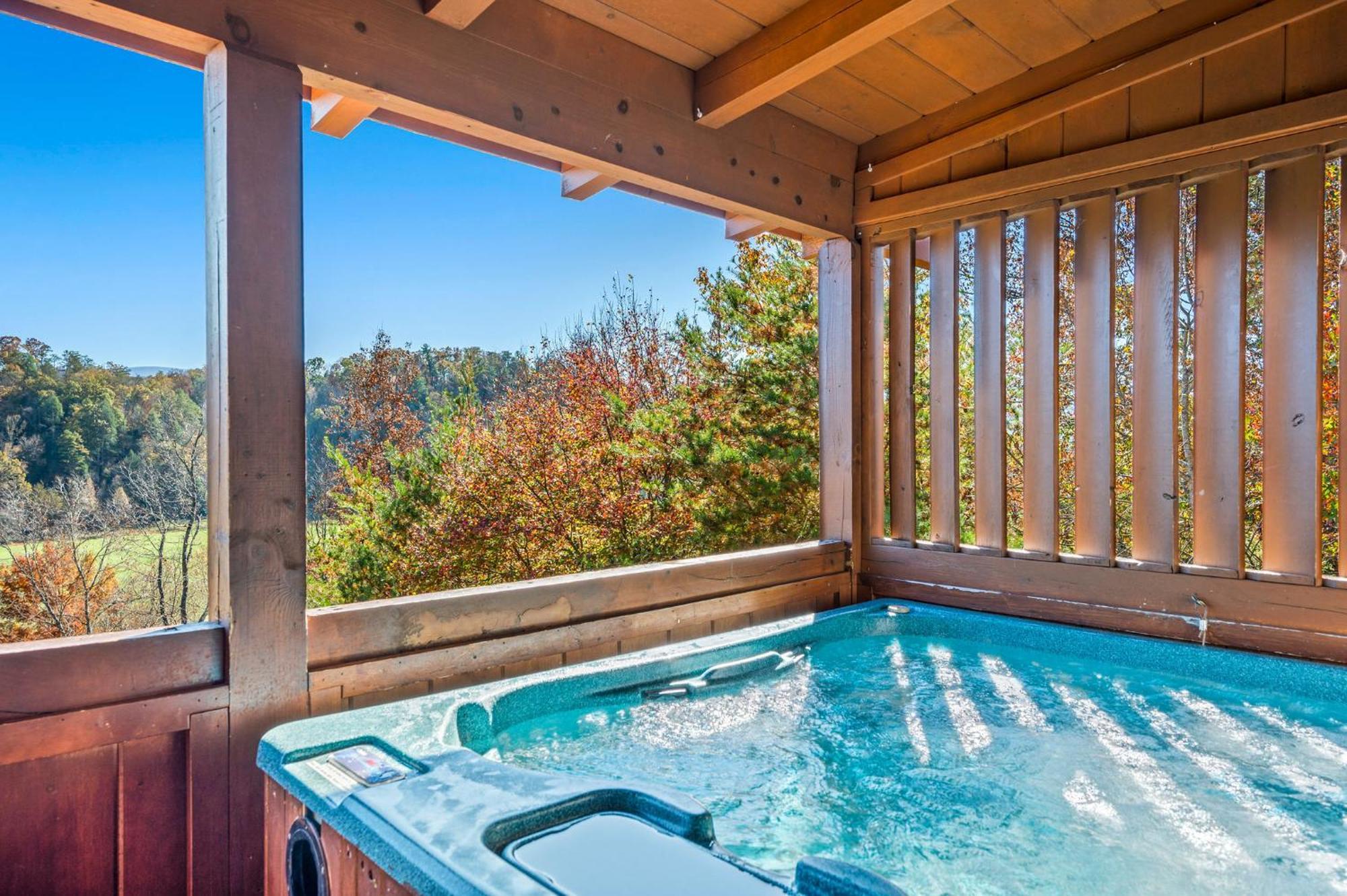 Bearfoot Pines - True Log Cabin - Wi-Fi, Hot Tub, Fishing, Deck With Views! - Mins To Pf Sevierville Luaran gambar