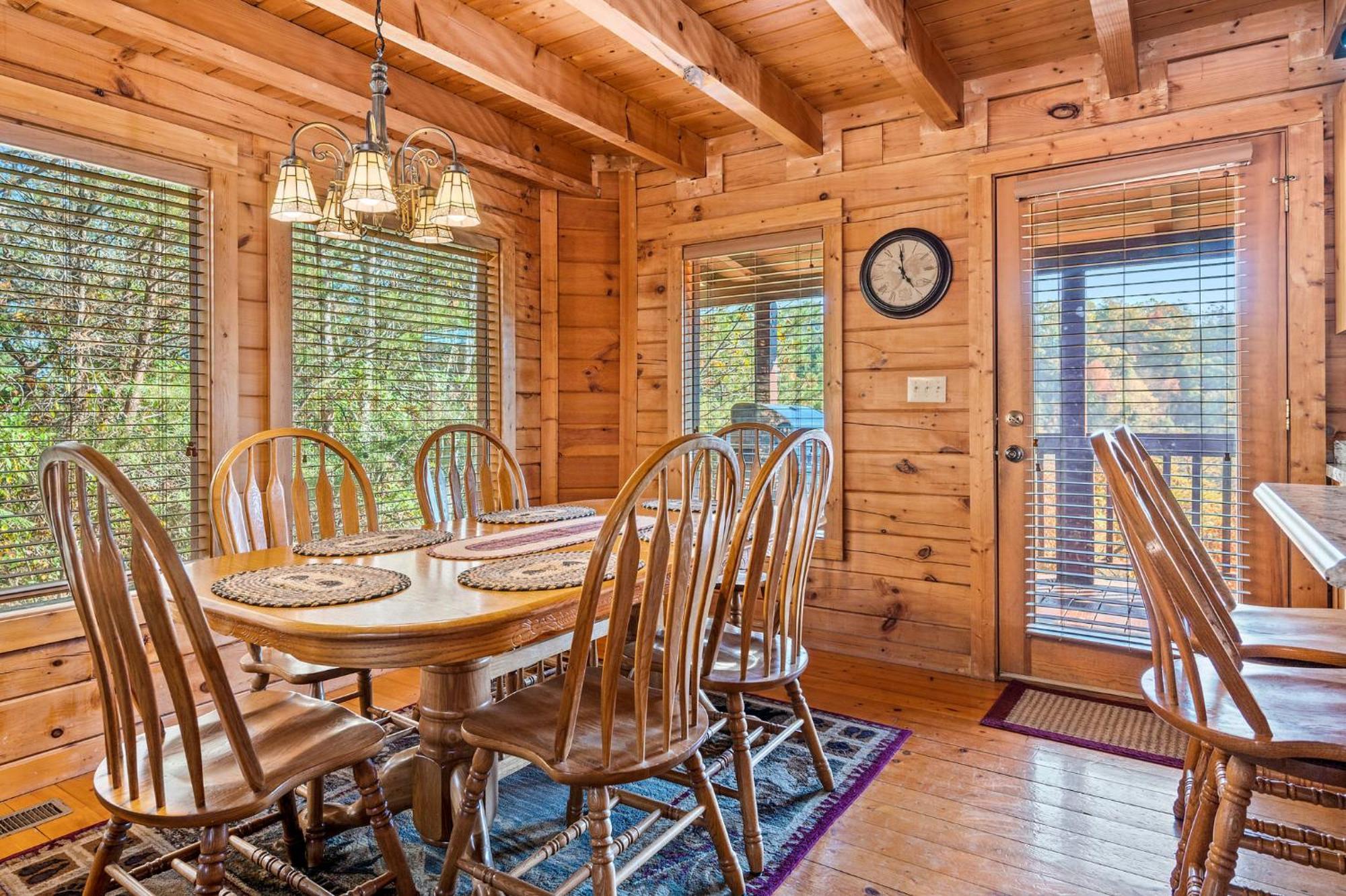 Bearfoot Pines - True Log Cabin - Wi-Fi, Hot Tub, Fishing, Deck With Views! - Mins To Pf Sevierville Luaran gambar