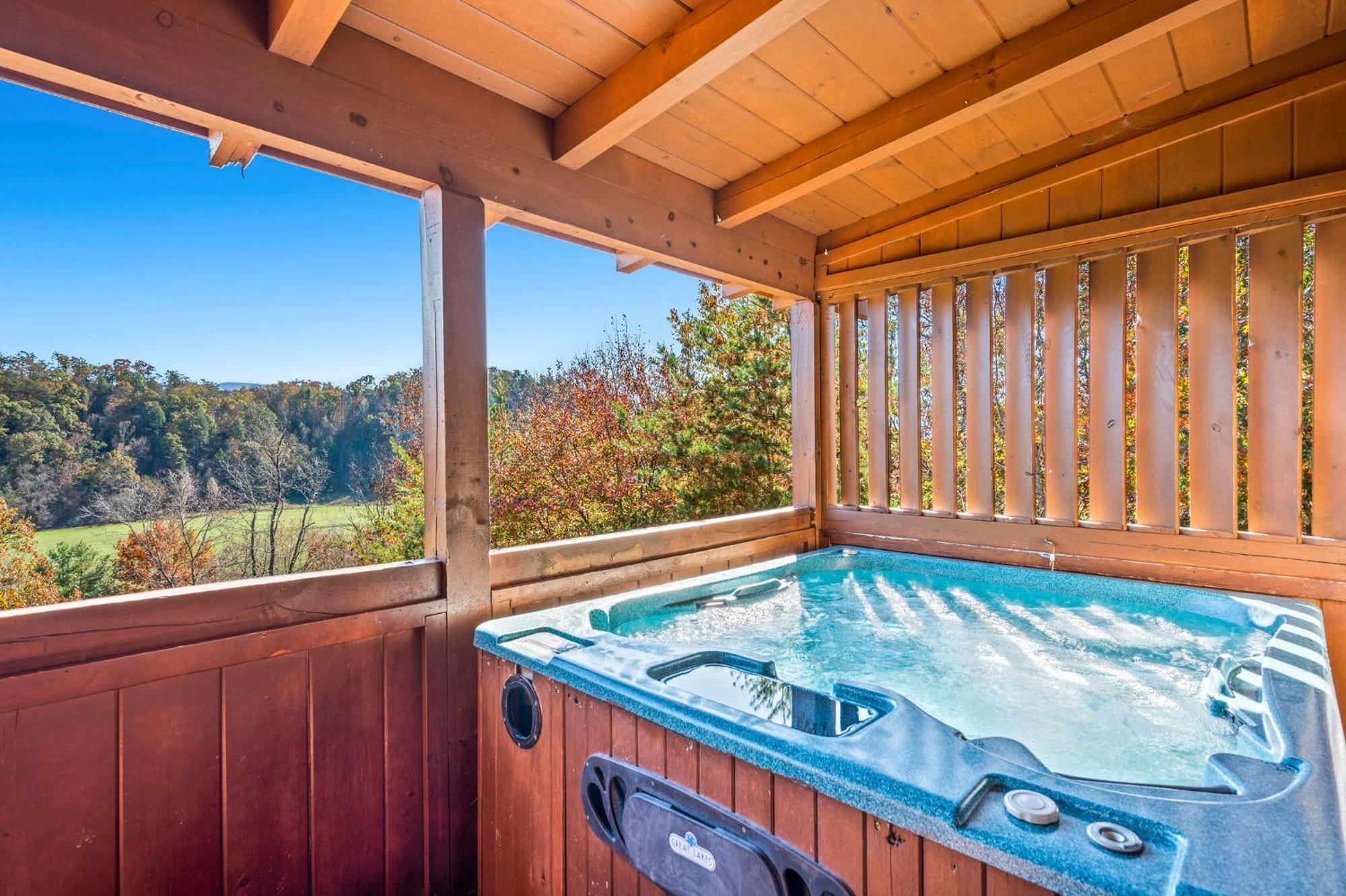 Bearfoot Pines - True Log Cabin - Wi-Fi, Hot Tub, Fishing, Deck With Views! - Mins To Pf Sevierville Luaran gambar