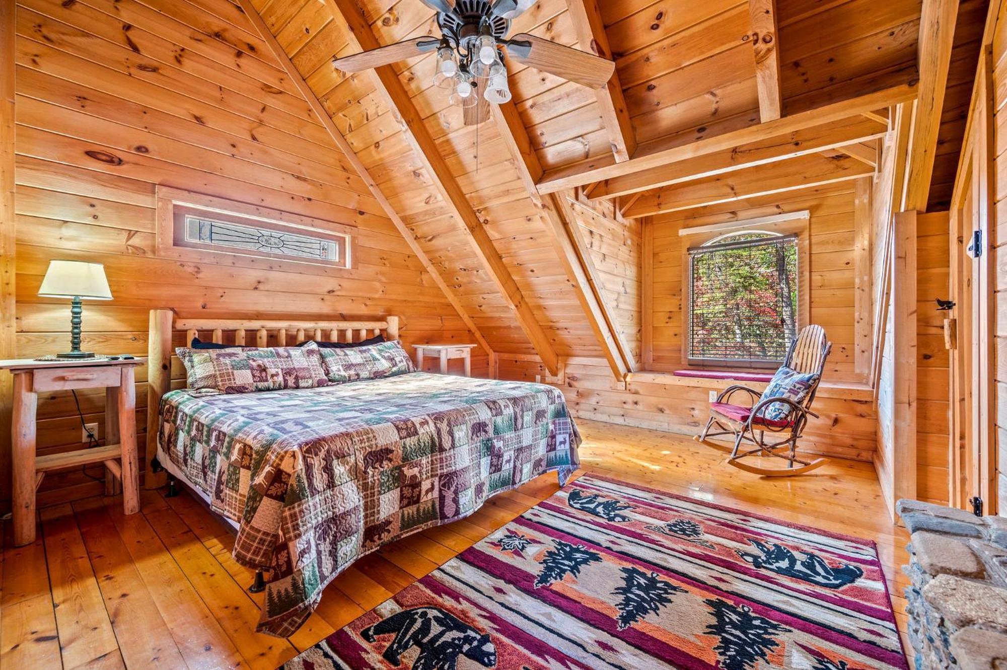 Bearfoot Pines - True Log Cabin - Wi-Fi, Hot Tub, Fishing, Deck With Views! - Mins To Pf Sevierville Luaran gambar